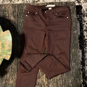 Maroon skinny Jeans - Altar’d State . Excellent condition.